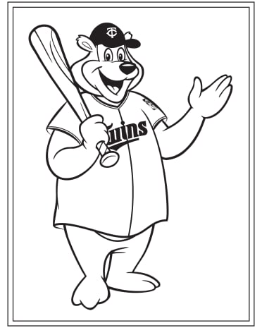 Kids Coloring Pages | Minnesota Twins