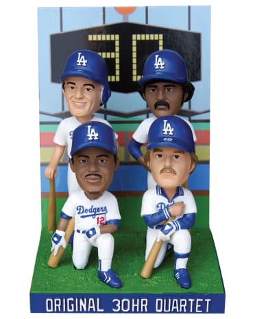 Dodgers Baker/Cey/Garvey/Smith Original 30-HR Club bobblehead