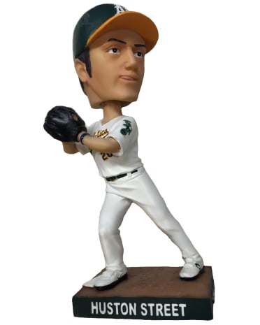 Athletics Huston Street (2005 Rookie of the Year) bobblehead