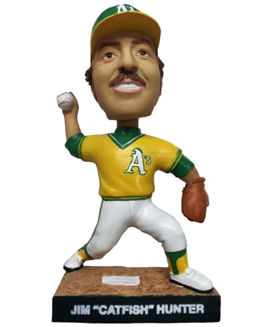 Athletics Jim "Catfish" Hunter bobblehead