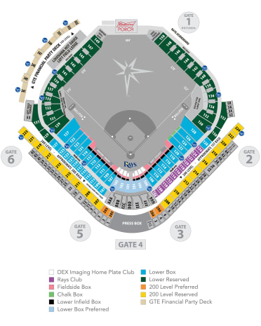 Season Ticket Seating and Pricing | Tampa Bay Rays