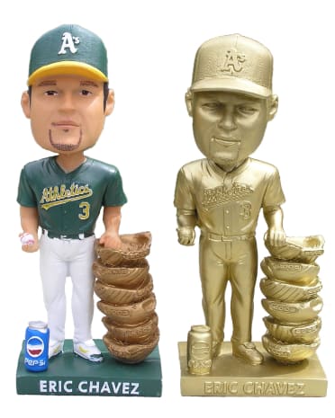 Athletics Eric Chavez (6 Gold Gloves - Non Gold) bobblehead