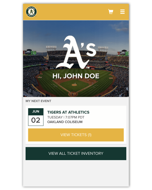 My A's Tickets How to Use Digital Tickets Oakland Athletics