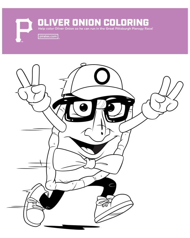 Pittsburgh Pirates Logo Coloring Page for Kids - Free MLB Printable Coloring  Pages Online for Kids 