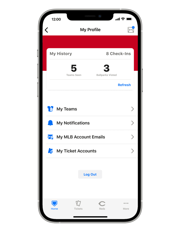 MLB Ballpark app | Cincinnati Reds