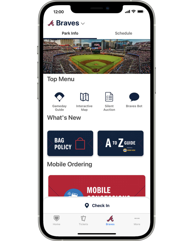 Atlanta Braves Mobile Ticket Guide - Front Row Seats