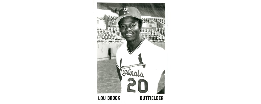 Lou Brock Jr., pays tribute to his dad