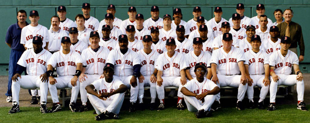 Red Sox on X: Red Sox Hall of Famer & 1995 A.L. MVP Mo Vaughn in the  house for #OpeningDay!  / X