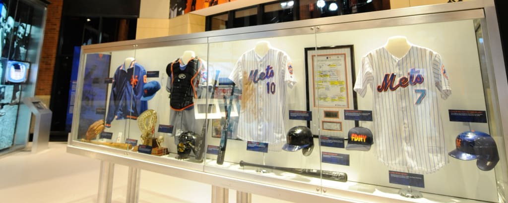 Mets Museum at Citi Field, 04/12/11: original Mr. Met head…