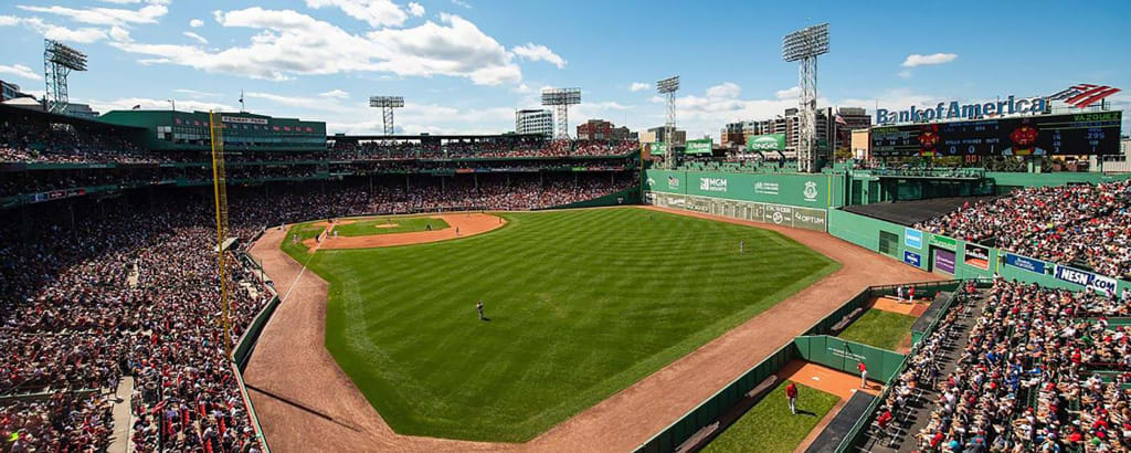 US paint company helps keep Fenway Park nice and green (and yellow) all  season long - ABC News