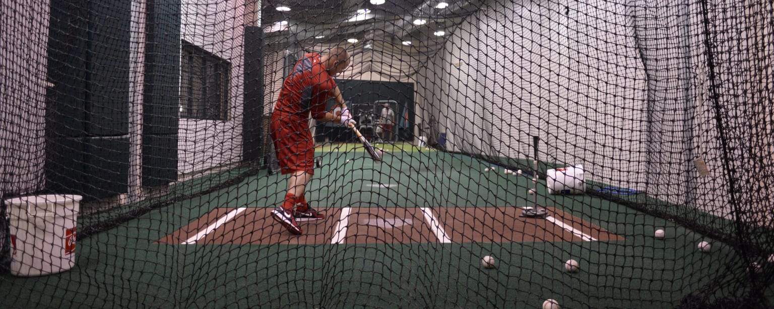 On-Field Batting Practice, Angel Stadium