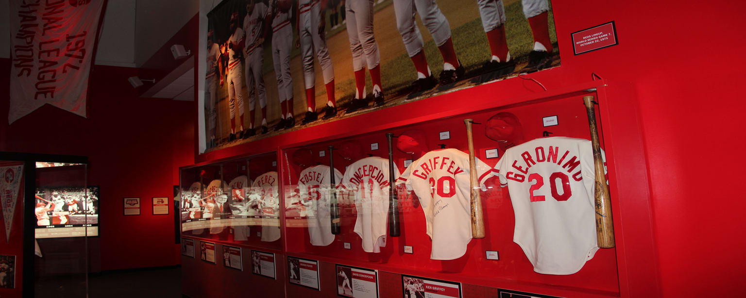 Pieces of equipment that might one day be in the Reds Hall of Fame