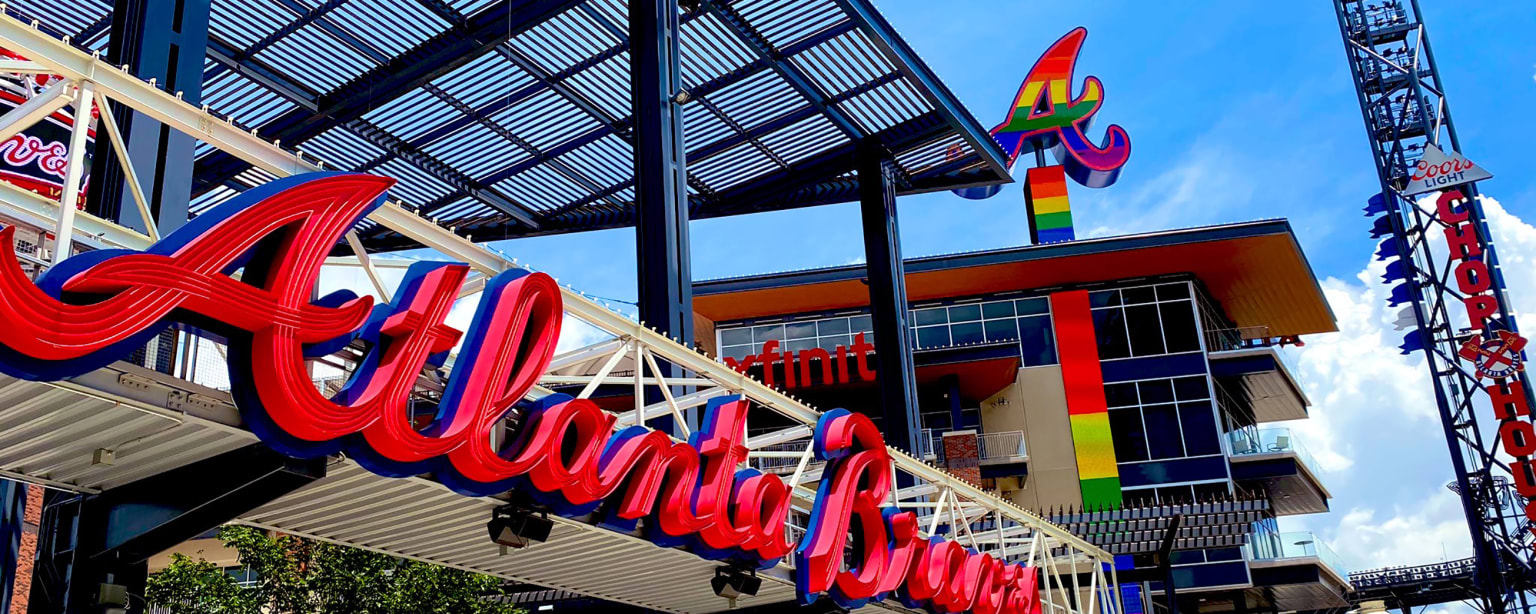 Atlanta Braves on X: Happy #Pride Month! The Braves are proud to celebrate  our LGBTQ+ community, partners and fans!  / X