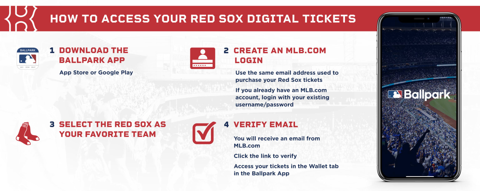 Mobile Ticketing | Boston Red Sox