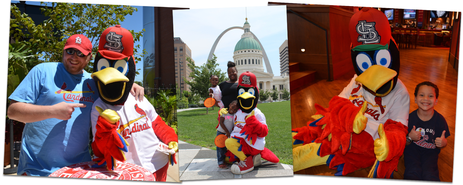 DVIDS - Images - Fredbird visits the St. Louis Community Vaccination Center  [Image 5 of 5]