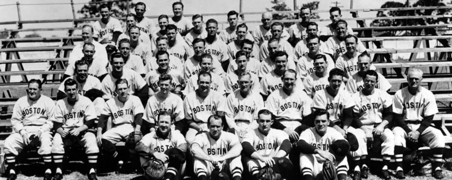 VINTAGE LATE 1940s BOSTON RED SOX FENWAY