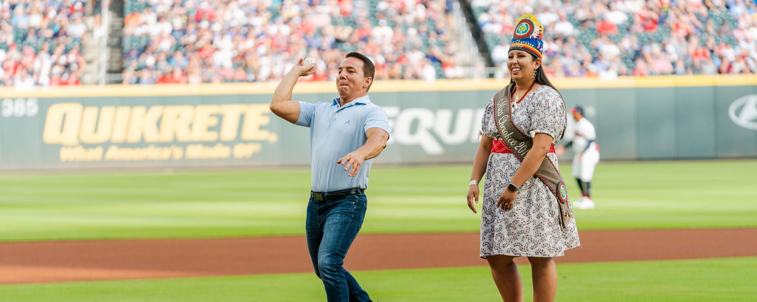 Atlanta Braves cultivate relationship with Cherokee Tribe