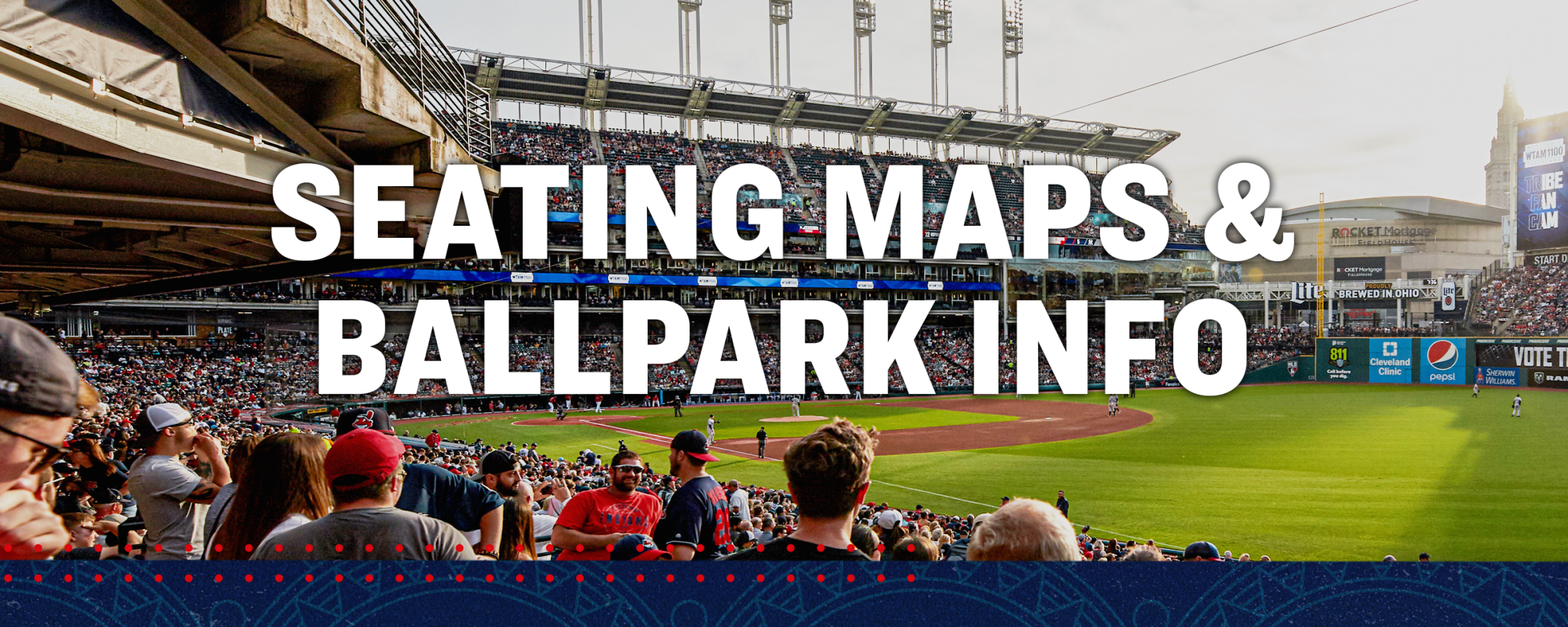 Seating Maps And Ballpark Information Cleveland Guardians