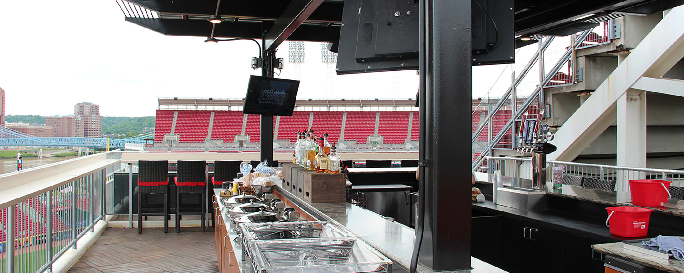 Reds ballpark offers new views, bars for brews