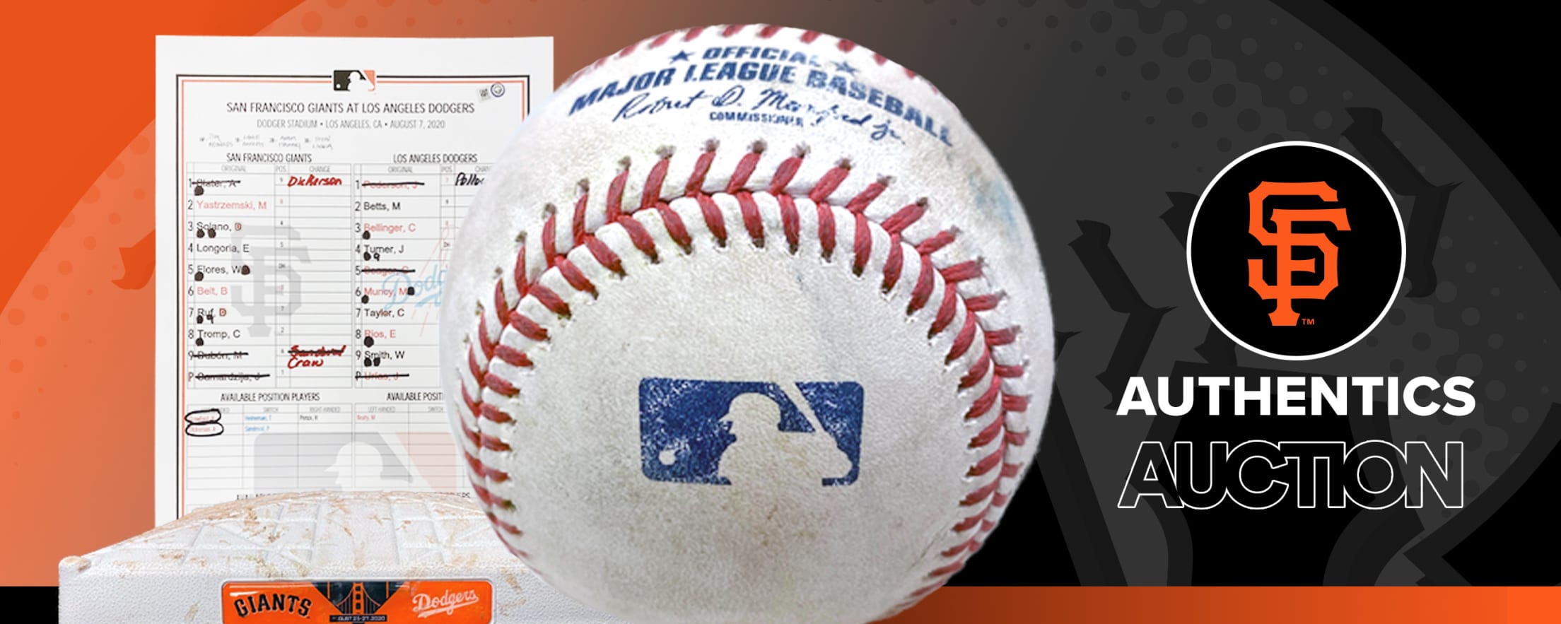 From The Clubhouse - Official Game-used Items | San Francisco Giants