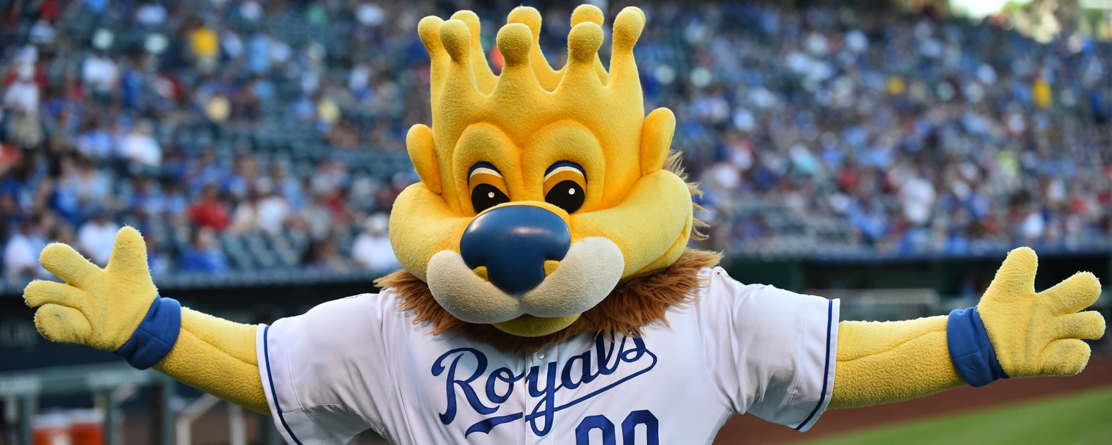 Sluggerrr-Kansas City Royals Mascot has - Royals Charities