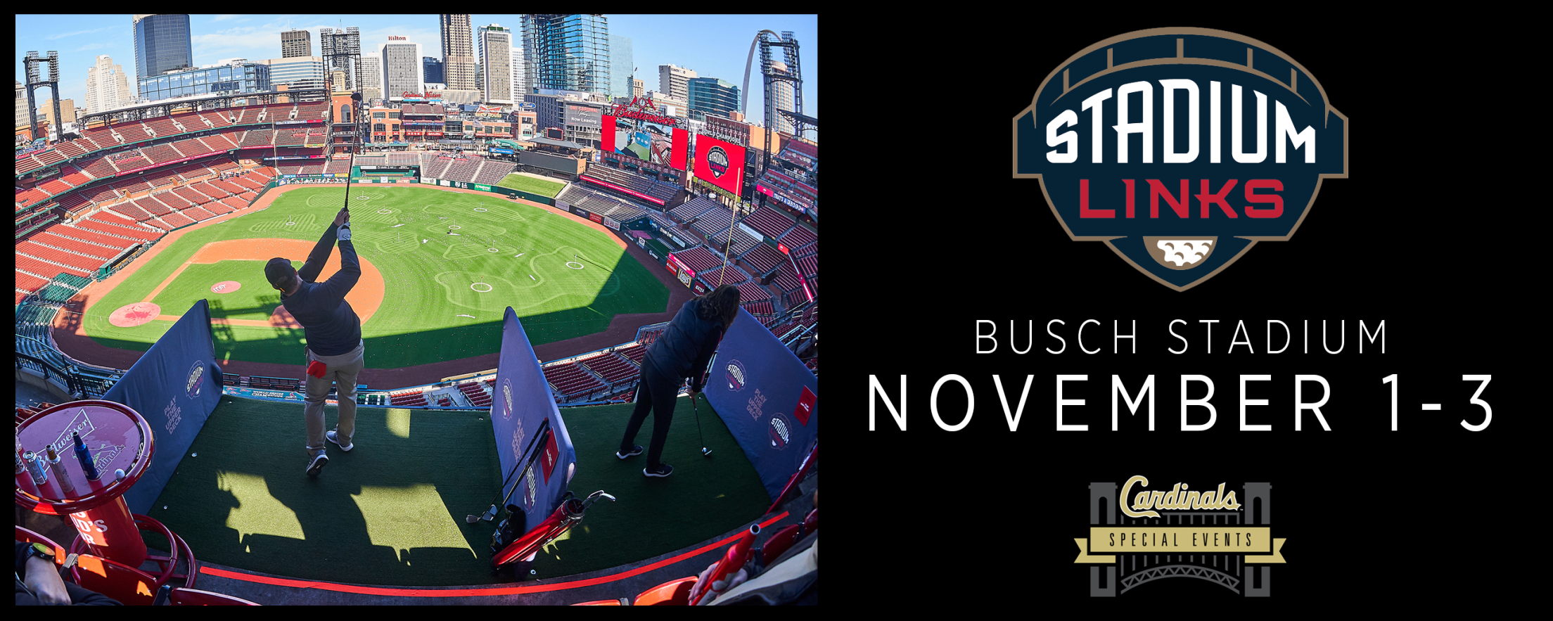 St. Louis Cardinals Turn Busch Stadium Into a Golf Course This November