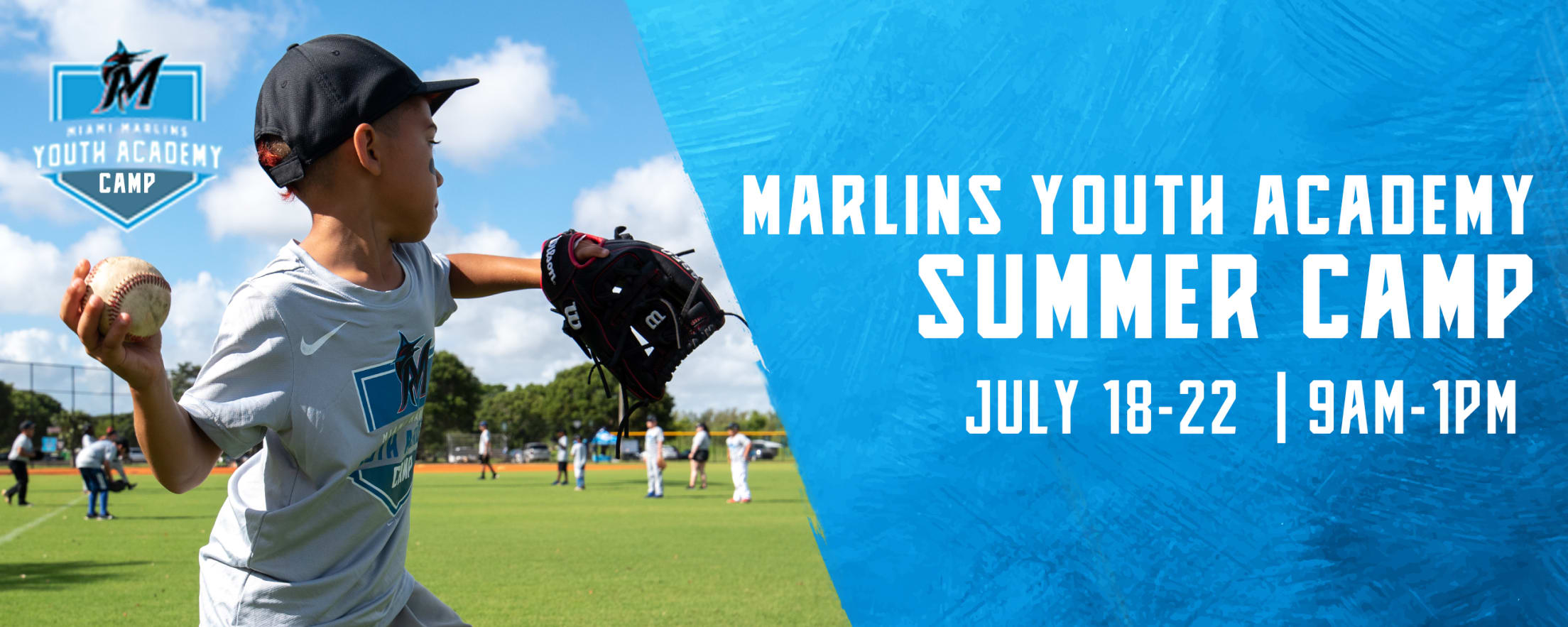 MORE THAN 3,500 BOYS AND GIRLS TO TAKE THE FIELD IN MARLINS JERSEYS TO PLAY  BALL AS MIAMI MARLINS FOUNDATION AND JOE DIMAGGIO CHILDREN'S HOSPITAL TEAM  UP FOR 2023 MARLINS YOUTH ACADEMY