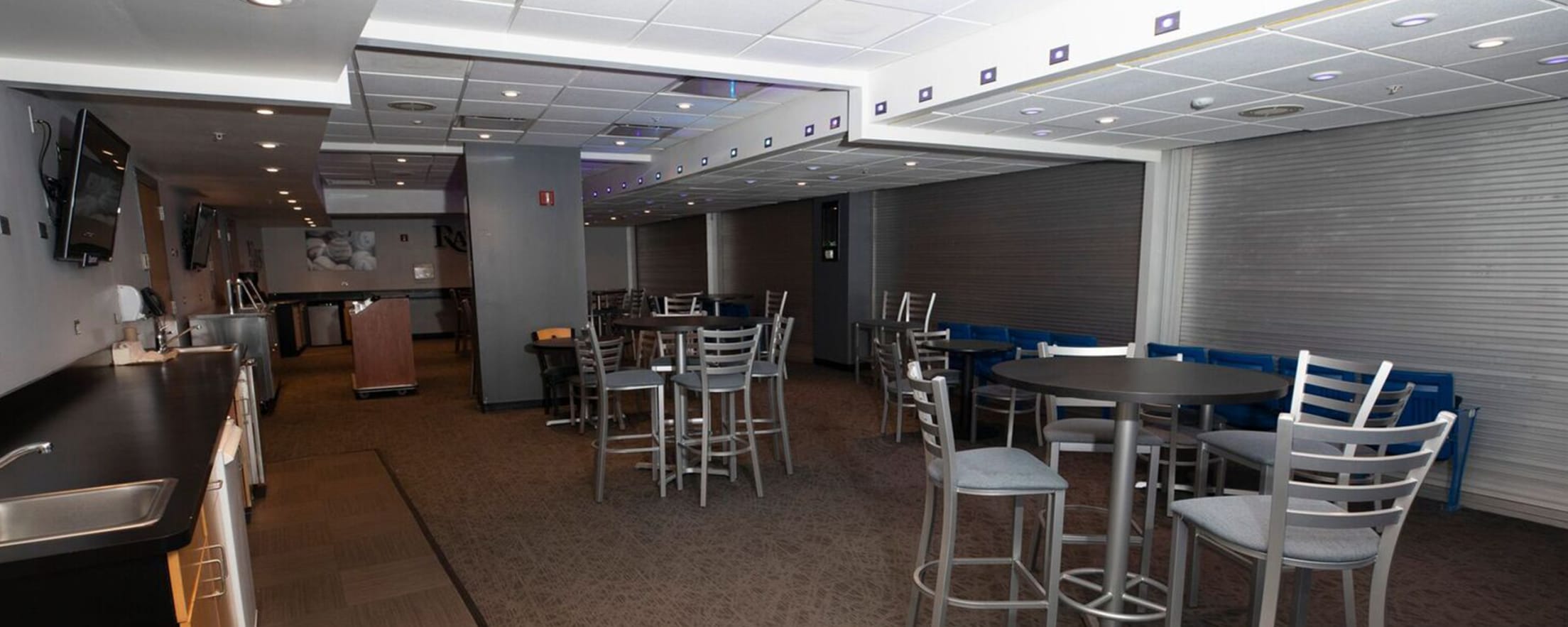 Left Field Terrace Tropicana Field Event Spaces Tampa Bay Rays