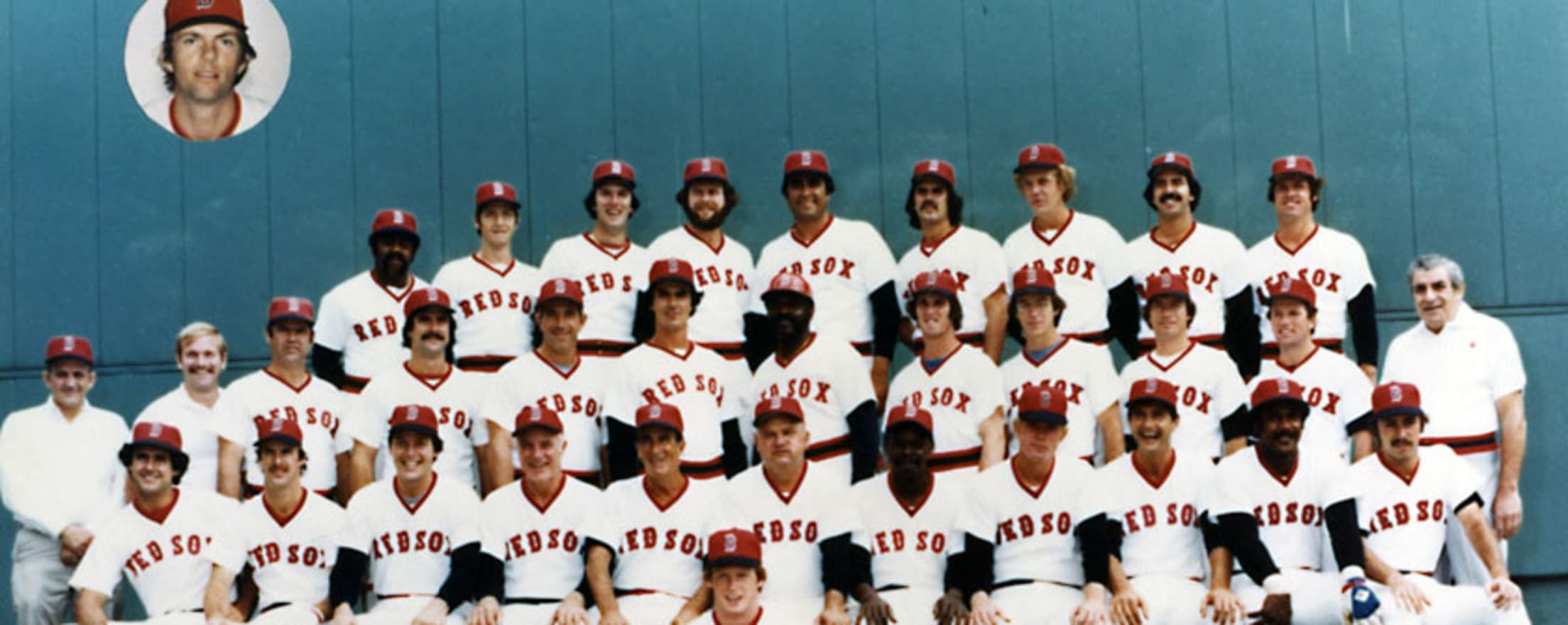 1975 Boston Red Sox Program Tony Conigliaro Photo Ex Second
