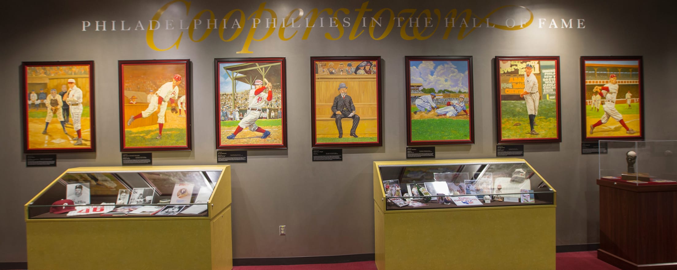 National Baseball Hall of Fame and Museum - A star at the plate and in the  field, Philadelphia Phillies CF Richie Ashburn led the NL in on-base  percentage four times and putouts