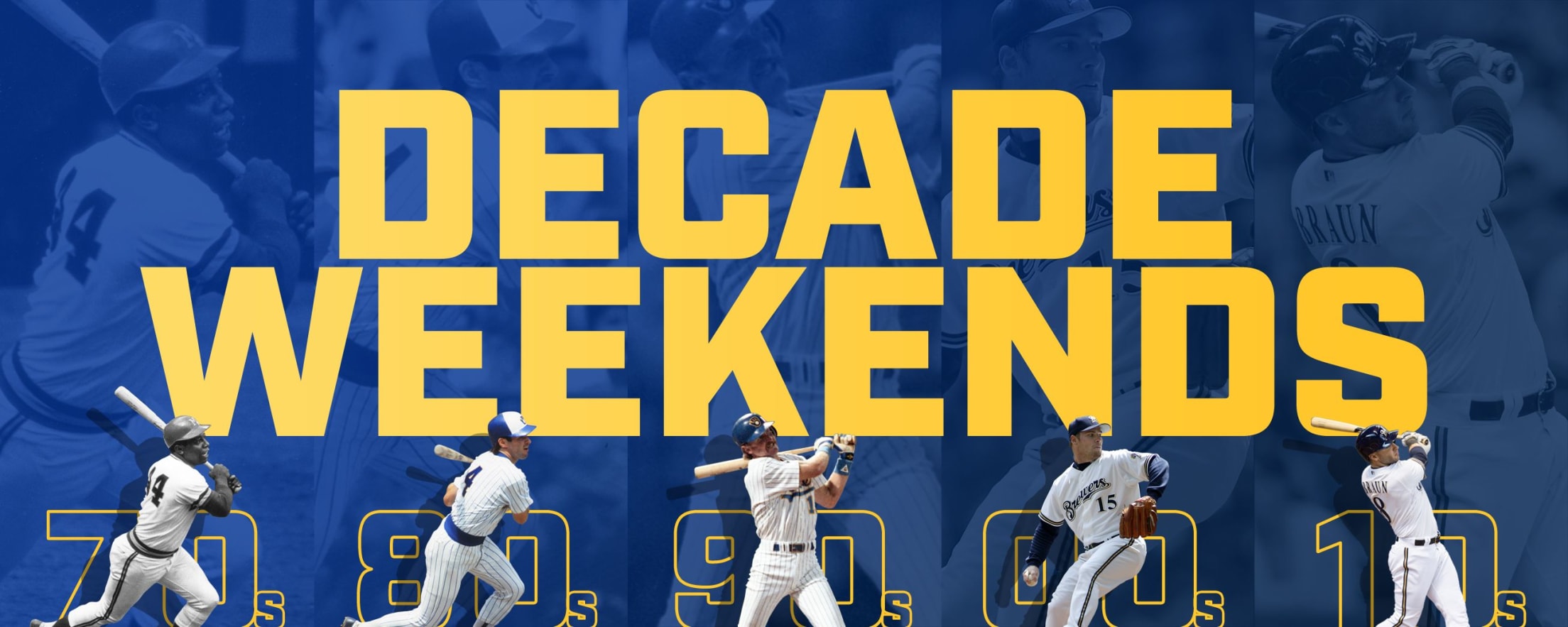 Brewers celebrate 50th anniversary with special throwback decade weekends