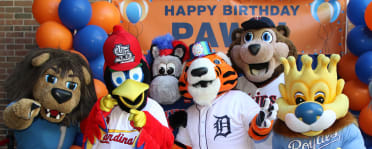 Family Fest 2013, Detroit Tigers Mascot Paws.