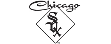 Chicago White Sox Jersey Logo (1915) - CHICAGO in a white arched Tuscan  style font on navy blue, worn on White Sox ro…