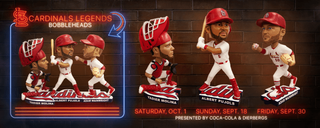 Albert Pujols St. Louis Cardinals Riding Bobblehead MLB