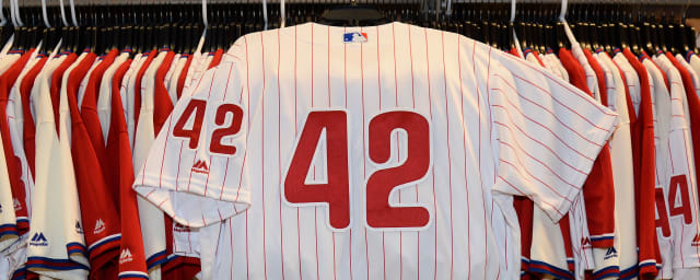 Philadelphia Phillies on X: Tonight, we're all 42. Thank you, Jackie.  #Jackie42  / X