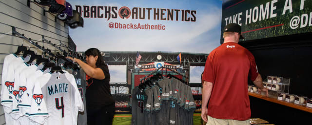 Arizona Diamondbacks Game Used MLB Jerseys for sale