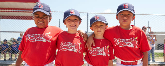 Vintage St. Louis Cardinals Little League Jersey Red-READ