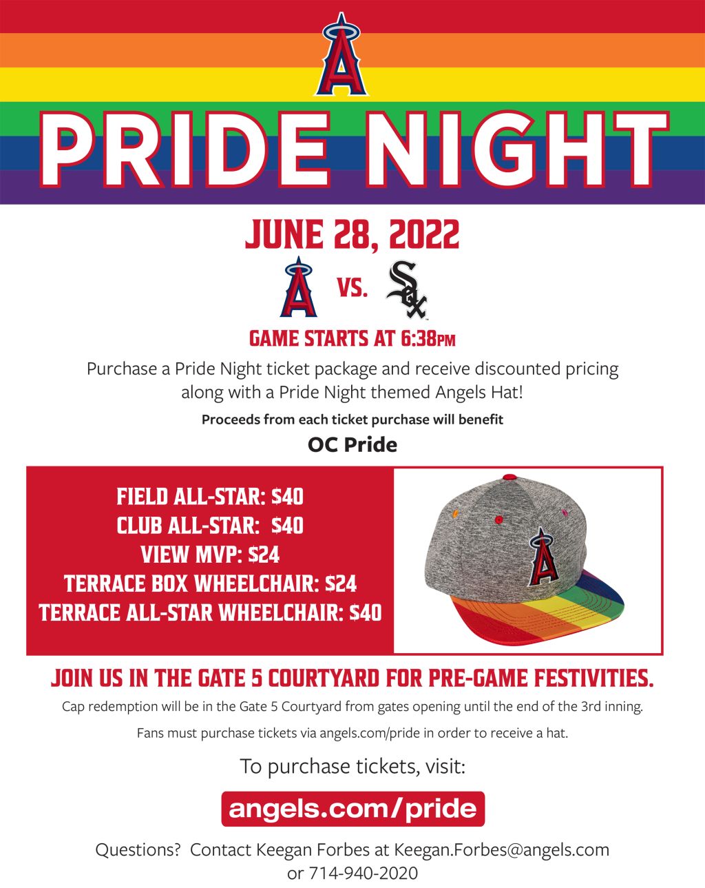 Pride Night Los Angeles Angels