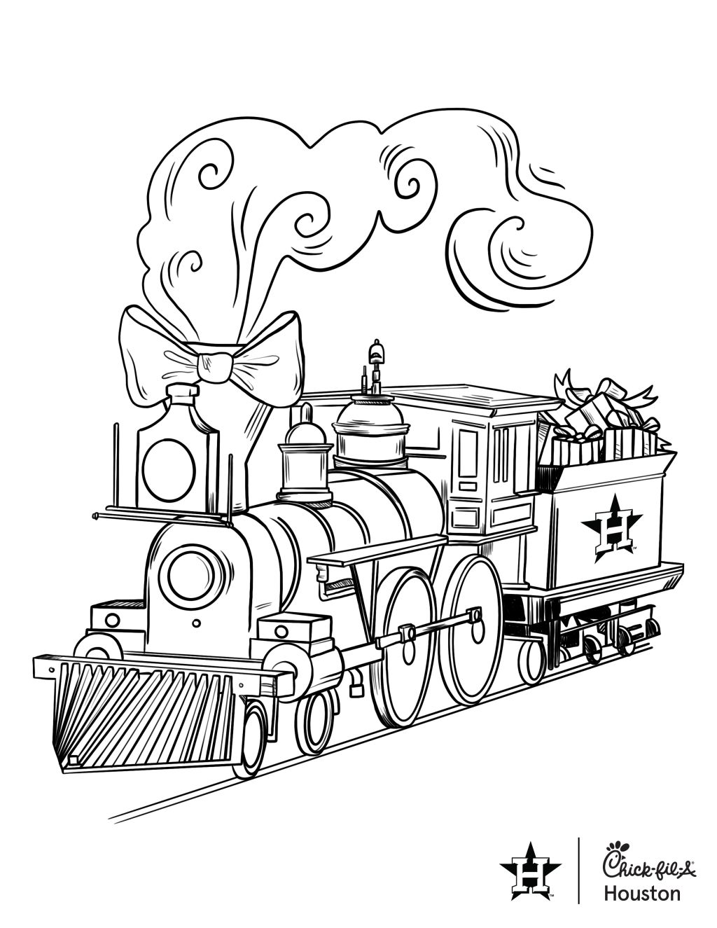 Astros Activities | Holiday Coloring Pages | Houston Astros