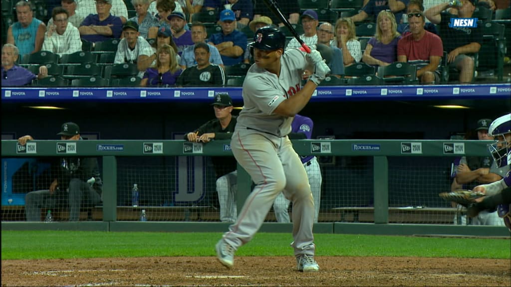 Jonrón solitario de Devers