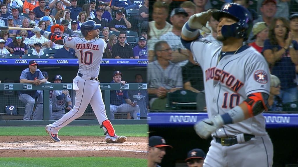 Gurriel suelta dos estacazos