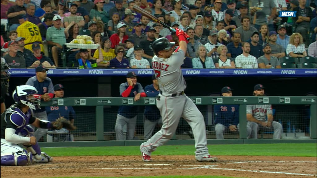 Jonrón de 2 carreras de Vázquez