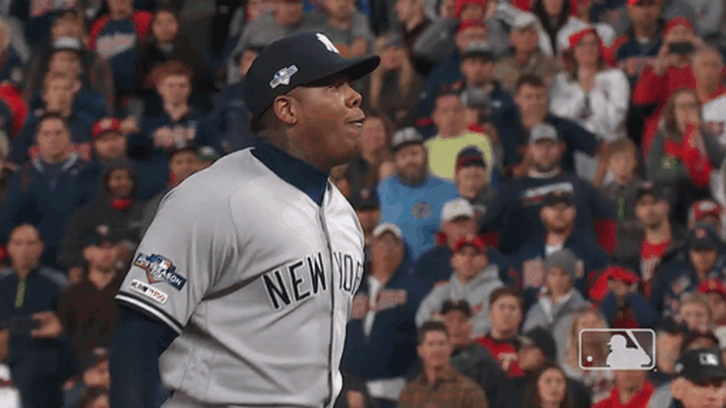 Chapman logra últimos 5 outs