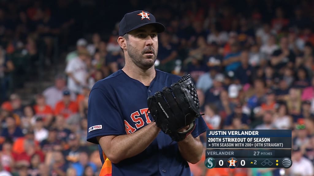 Verlander poncha el 200 en 2019