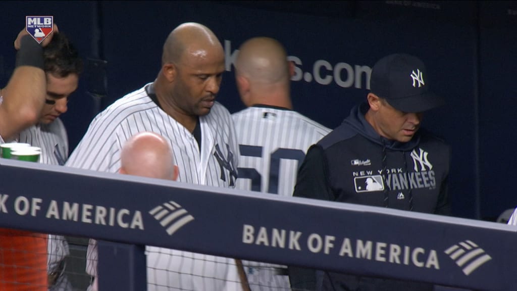 Sabathia sale del juego lesionado