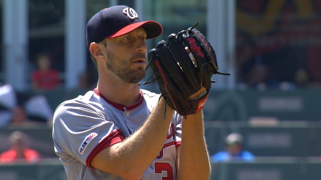 Scherzer maniata a Bravos a una carrera y dos hits