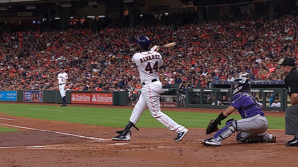 HR de dos carreras de Álvarez