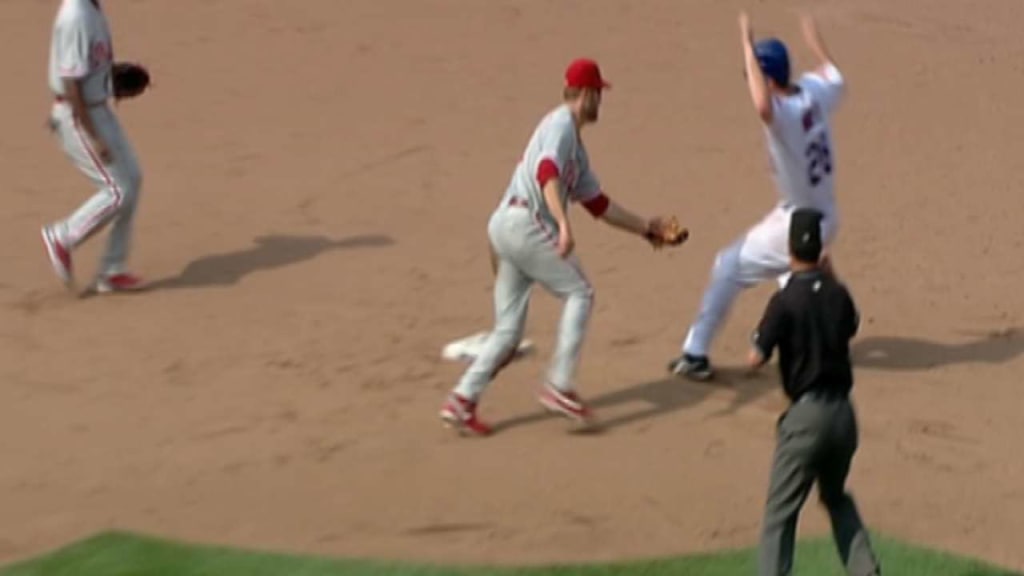 Bruntlett's triple play