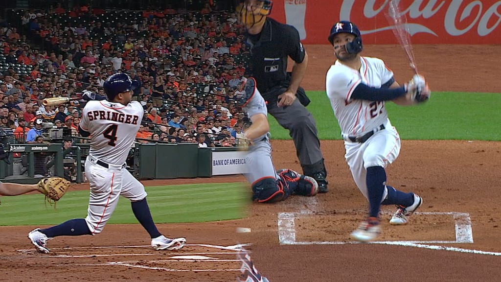 Springer y Altuve ligan jonrones