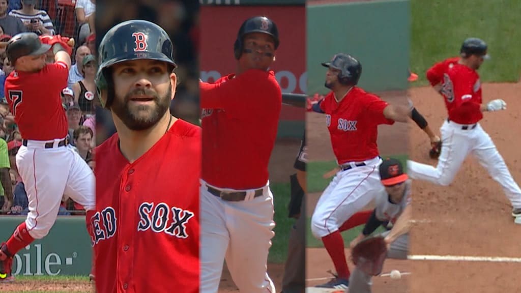 Medias Rojas anotan 6 en el 6to